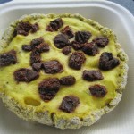 raw curried quiche